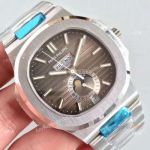 Swiss Patek Philippe Nautilus Day Date Moonphase Men Watch Gray Face_th.jpg